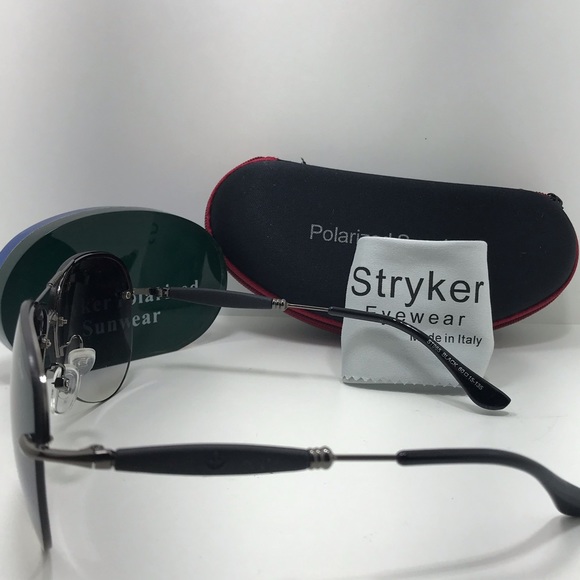 New Stryker Semi Rimless Gray Gradient Lenses - Picture 3 of 8